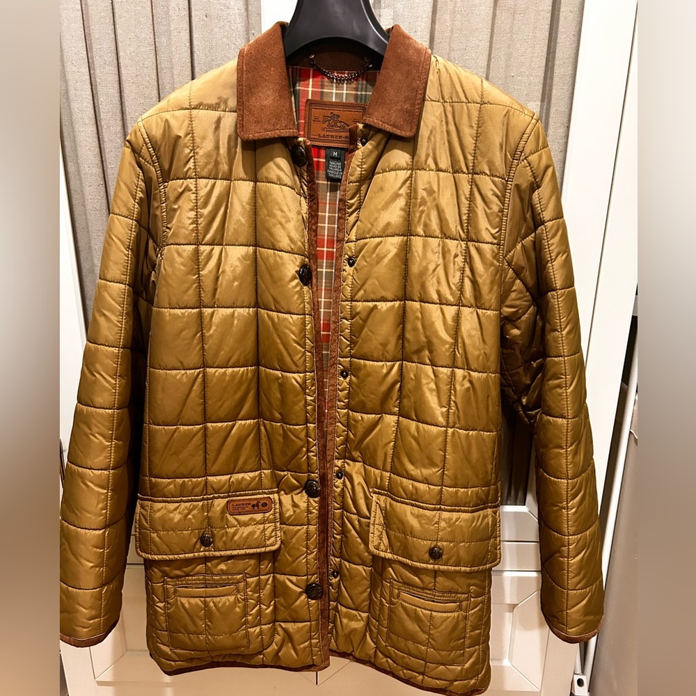 Ralph Lauren Brown Quilted Chore Coat